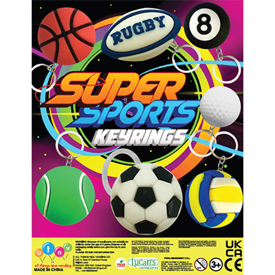 50mm Super sports keyrings - Dondolo omaggio